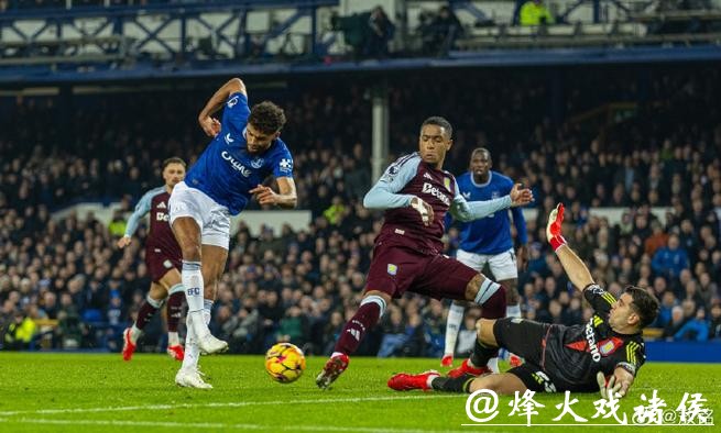 维拉0-1埃弗顿 连续2轮不胜 维拉0-1埃弗顿 连续2轮不胜